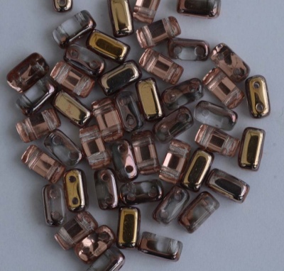 Brick Gold Crystal Apollo Capri Gold 00030-27101 Czech Mates Beads x 50